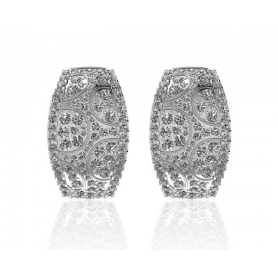 Elina Diamond Hoops